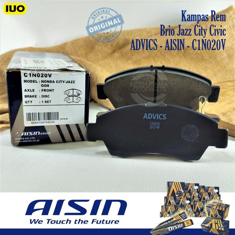 Brake Pad AISIN Brio Jazz City Civic Kampas Rem ADVICS C1N020T