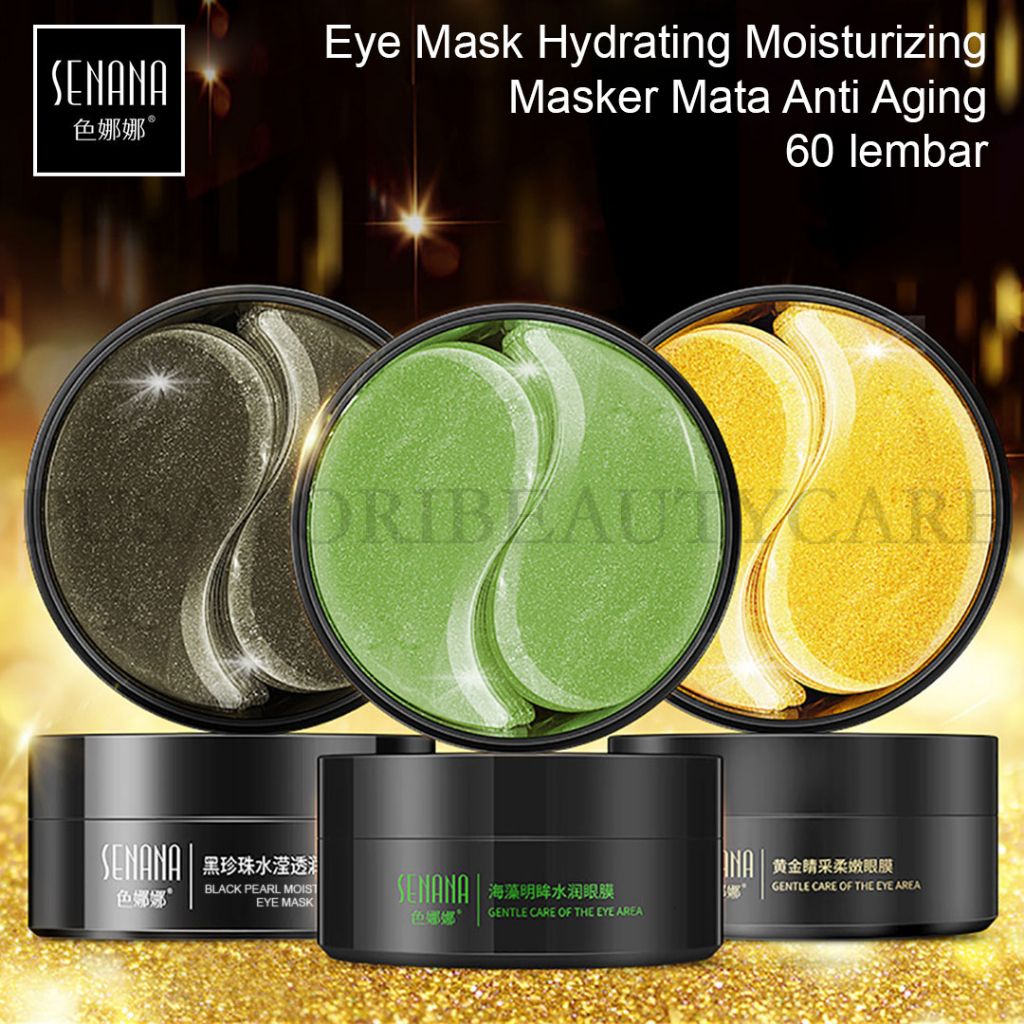 SENANA Eye Mask Hydrating Moisturizing Masker Mata Anti Aging 60lembar