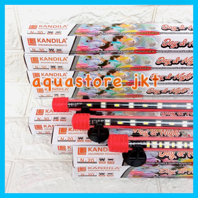 LAMPU AQUARIUM CELUP KANDILA Z LED 2 BARIS 60CM 40CM 30CM 20CM  - LAMPU AQUARIUM LED 20 CM 30 CM 40 CM 60CM