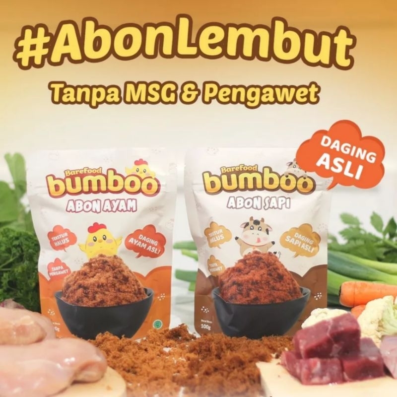 

BUMBOO Abon Ayam dan Abon Sapi Abon asli MPASI