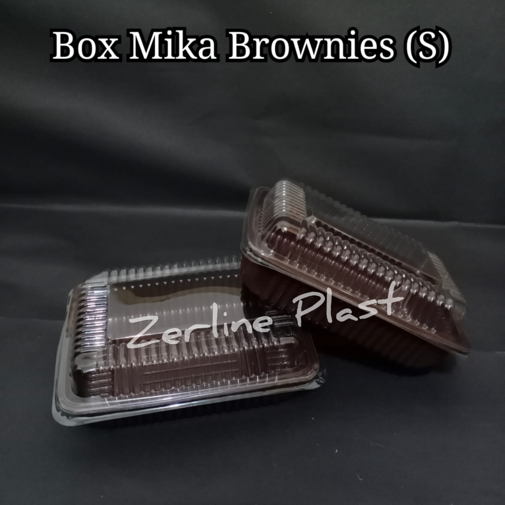 Mika BROWNIES (S, M, L) - Mika Tray Brownies @50pcs