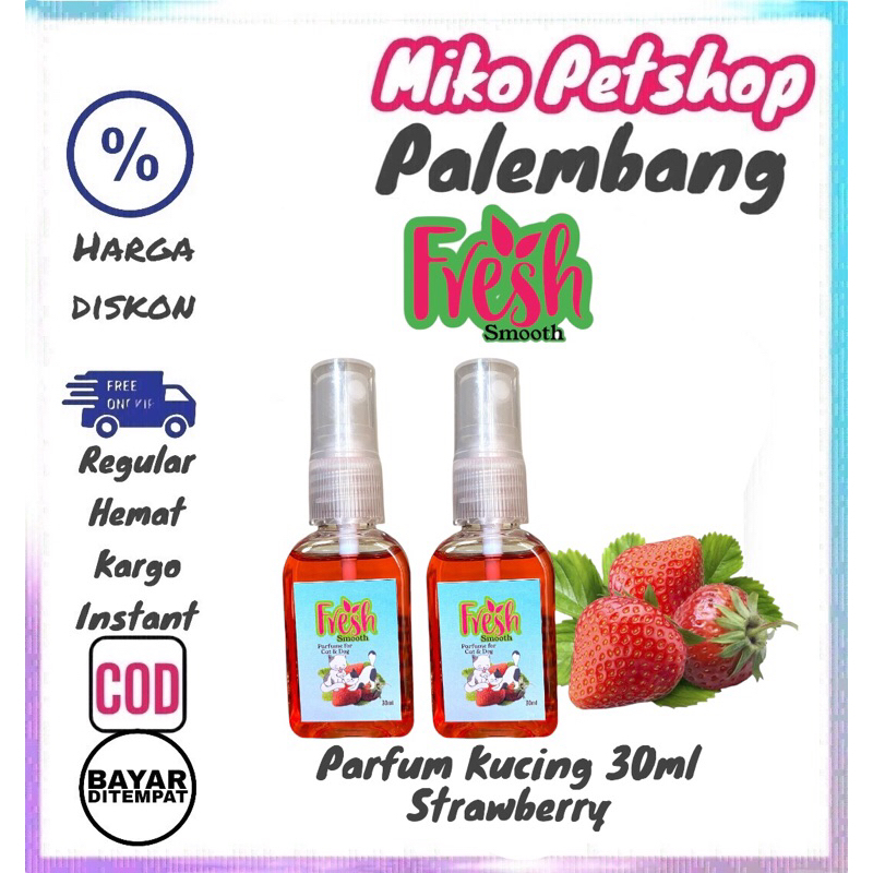 Parfum kucing, kelinci dan anjing AROMA STRAWBERRY 30ml