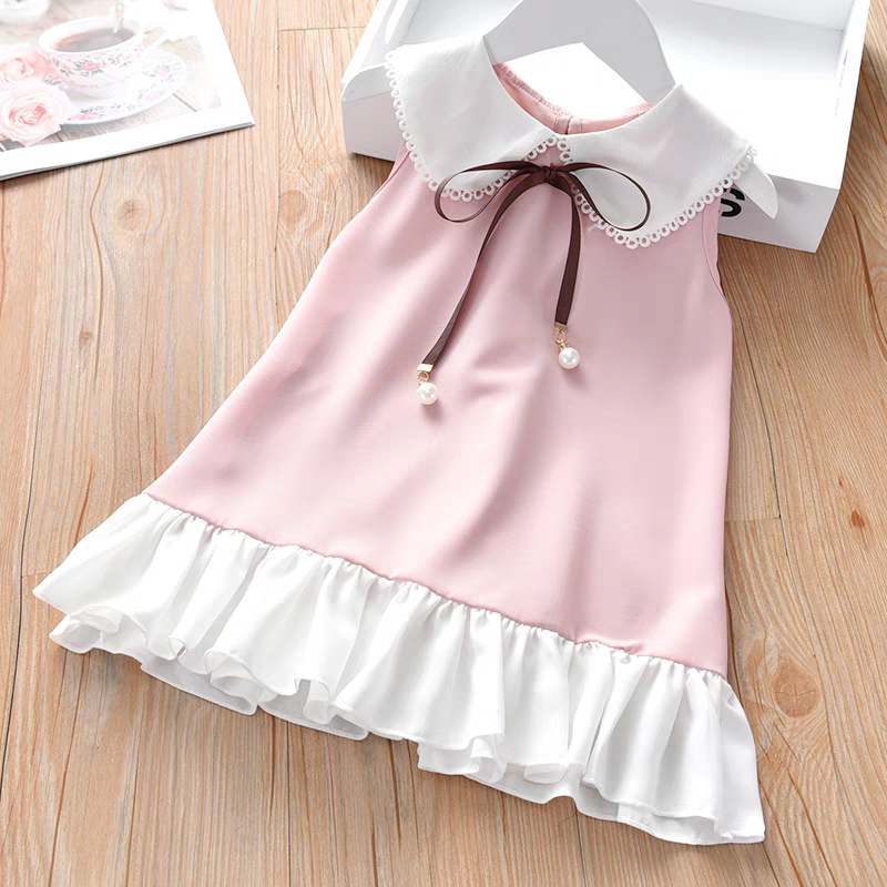 Bayi - 2 Tahun - Dress Anak Yin Hua Korea Style | Dress Premium Baju Anak Perempuan Gaya Korean Dres Lengan Pendek Dress Kensi Kiosbalitaaprillia