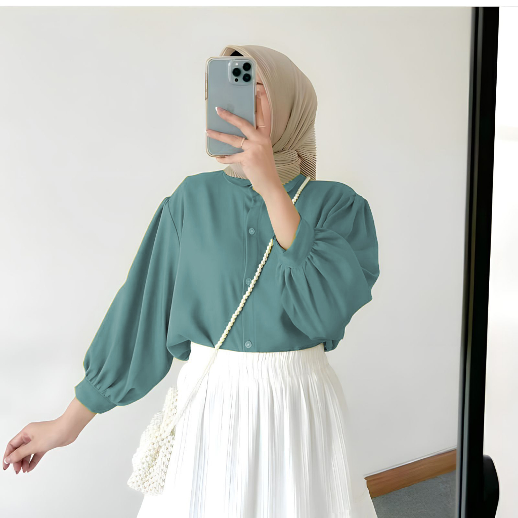 Saroja | ELZE Blouse Standar &amp; Jumbo Atasan Wanita