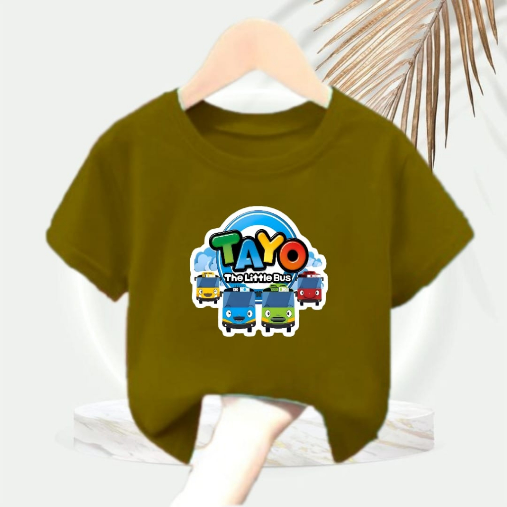 Kaos Anak Tayoo Bus Vista Terry/ Atasan Oblong anak