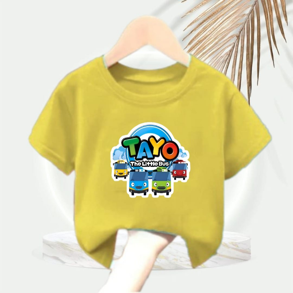 Kaos Anak Tayoo Bus Vista Terry/ Atasan Oblong anak