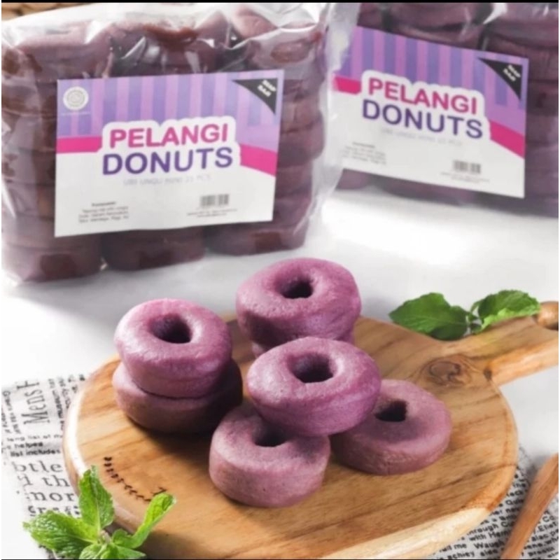 

DONAT PELANGI UBI UNGU / ISI 10 BIJI / DONAT FROZEN / DONAT LEMBUT / DONAT UBI