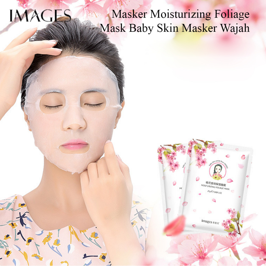 IMAGES Masker Moisturizing Foliage Mask Baby Skin Masker Wajah