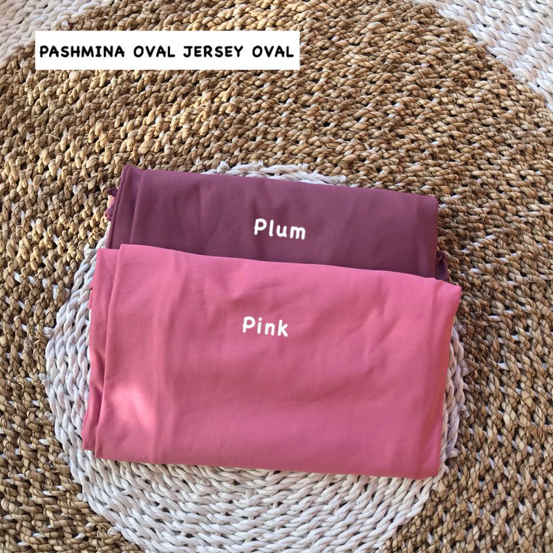 PASHMINA INSTAN JERSEY OVAL PREMIUM / PASMINA OVAL VIRAL NON PED