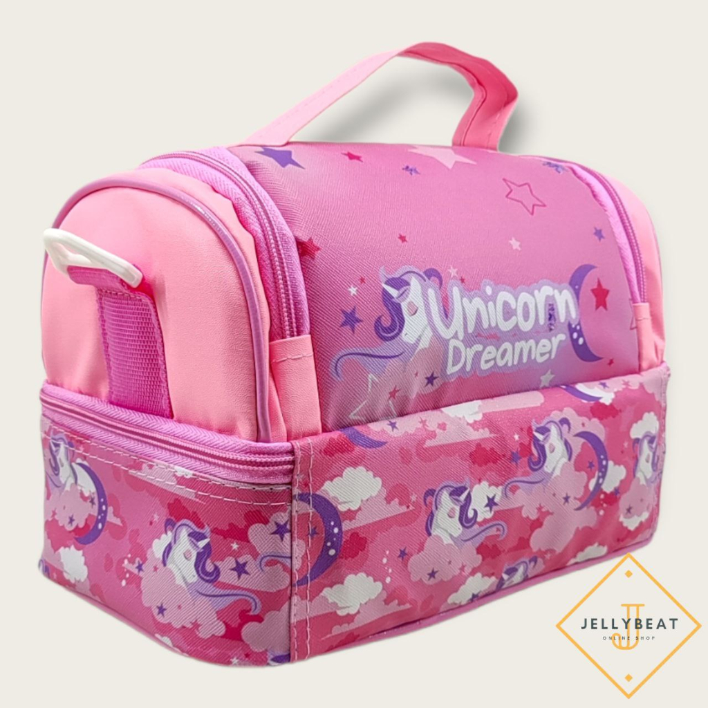 Tas Susun MOTIF UNICORN DREAMER /Tas Slempang Smiggle /Lunch Bag Susun