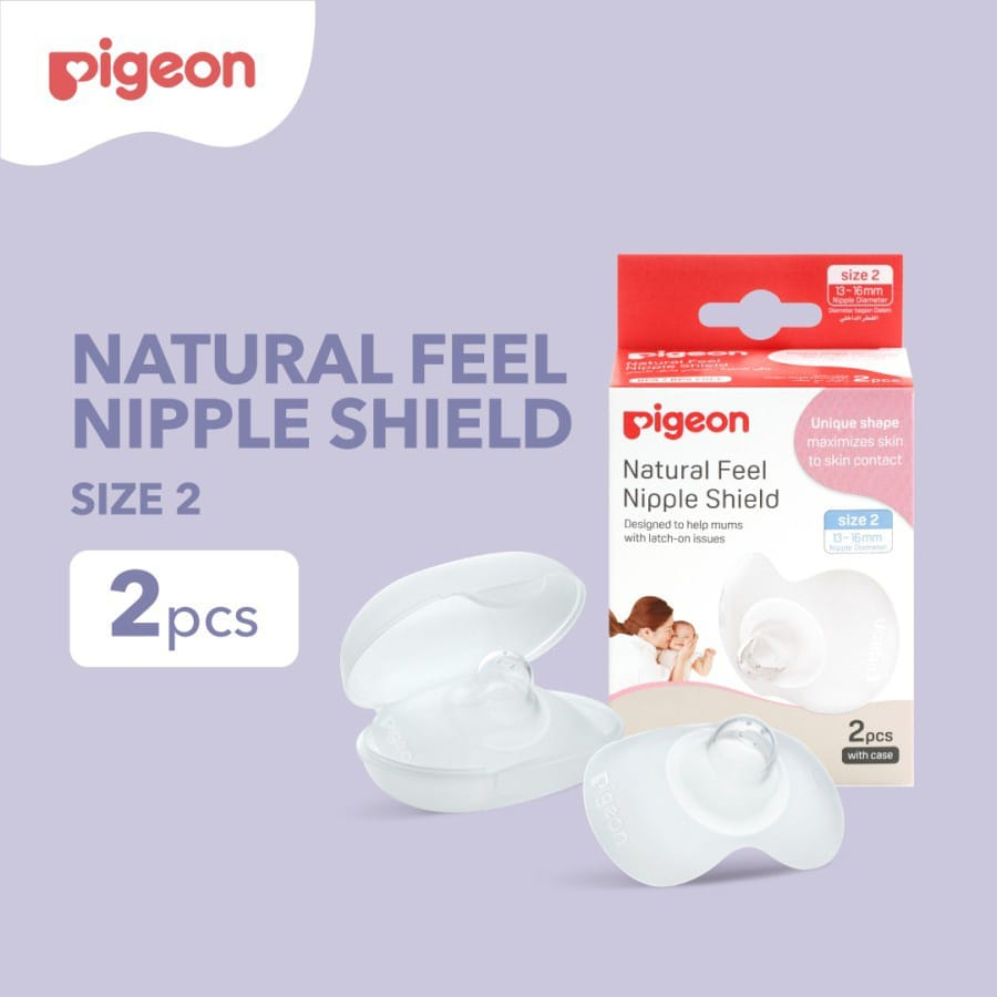 PIGEON NATURAL FEEL NIPPLE SHIELD - SIZE 3 (L)