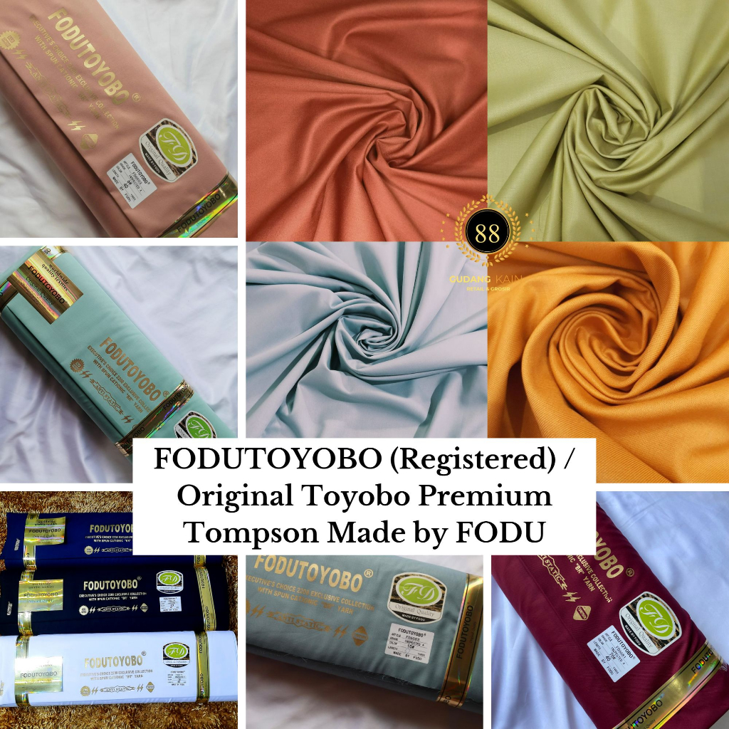 Kain Katun Fodutoyobo / Fodu Toyobo (Registered) / Original Toyobo Premium Tompson by Fodu
