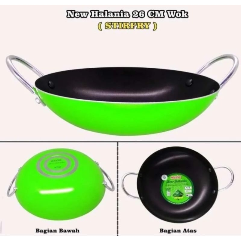 Maxim Wajan Wok Halania 26 Cm