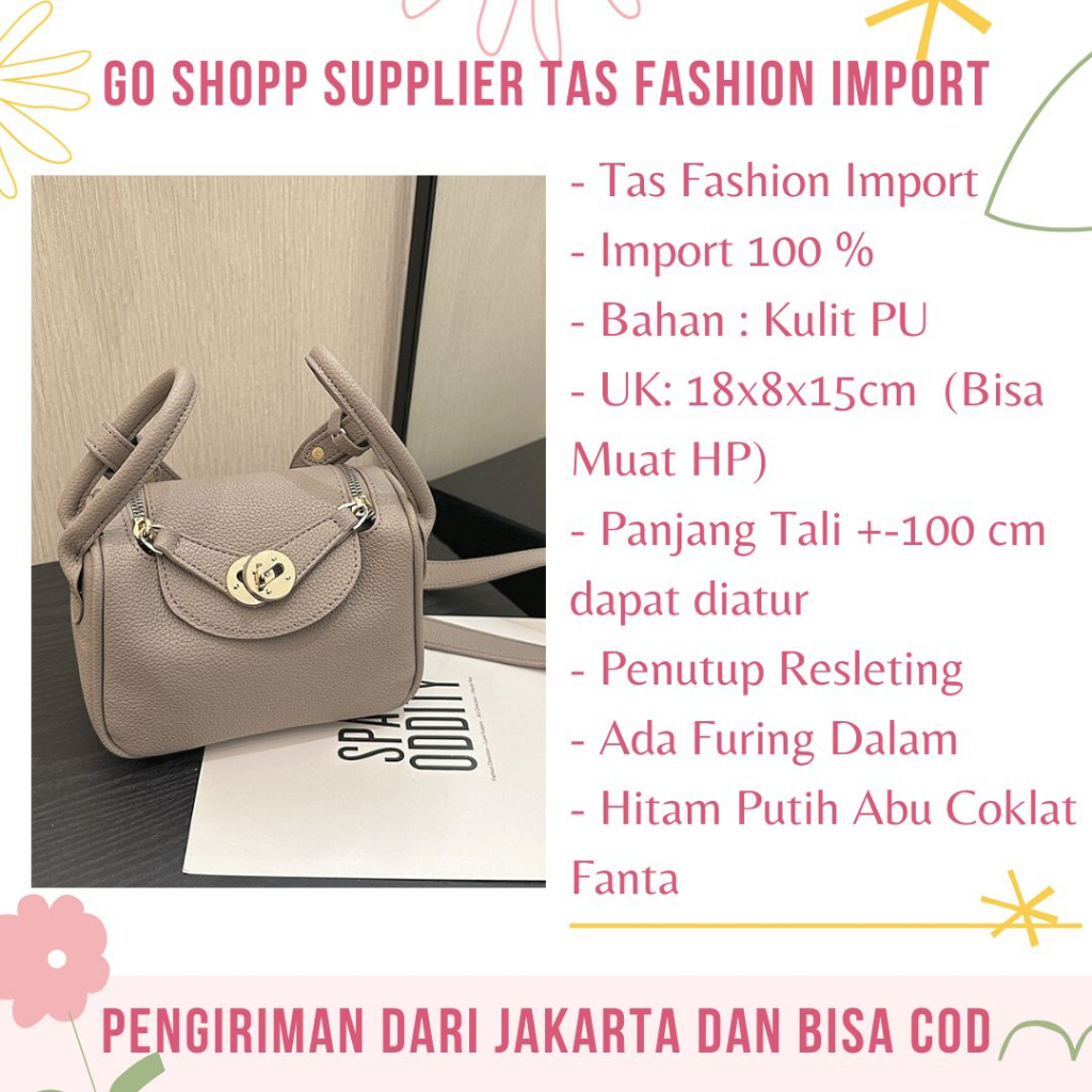 Tas Selempang Bahu Pesta Wanita Import Fashion Korea Terbaru - Shoulder Bag Sling Bag Cewek Kekinian SL99