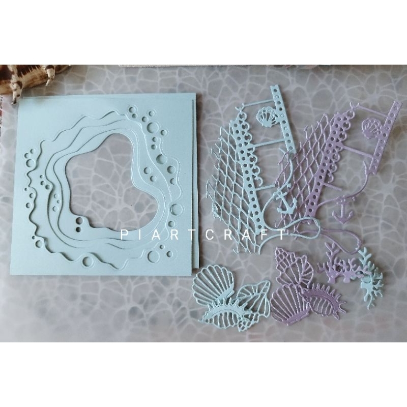 

Ocean Bundling dies cut - scrapbook / craft / album foto