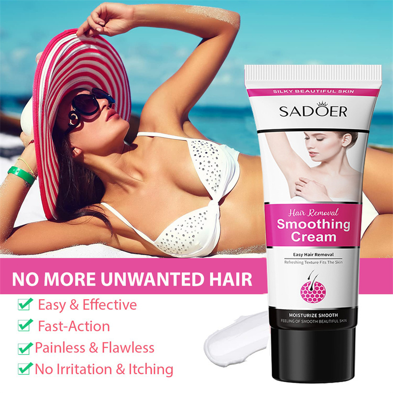 SADOER Hair Removal Cream 50gr | Krim Penghilang Bulu Perontok Bulu Ketiak