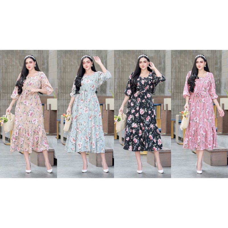 DASTER DRESS SULTAN VIRAL DASTER ANDIN KANCING DEPAN FUL MODEL MOTIF TERBARU KEKINIAN | HOMEDRESS HO