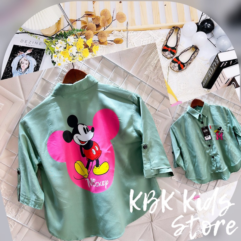 BAJU// ATASAN// BLOUSE ANAK PEREMPUAN MINIMOUSE DAN MOSCHINO USIA 3 SAMPAI 14 TAHUN