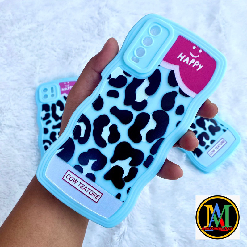 M025 SOFT CASE CUTE GELOMBANG SAPI COW OPPO A5S A7 A11K A12 A3S A1K A15 A15S A16 A16S A16K A16E A17 