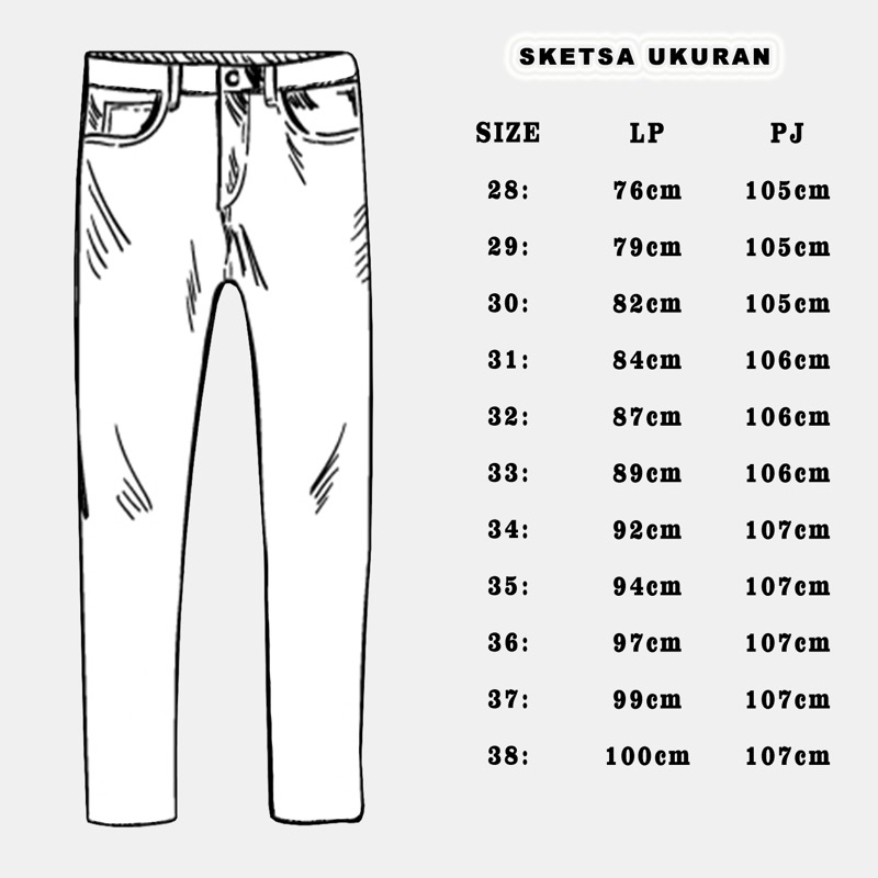 Celana Panjang Legosh Kanvas Standar Casual Original