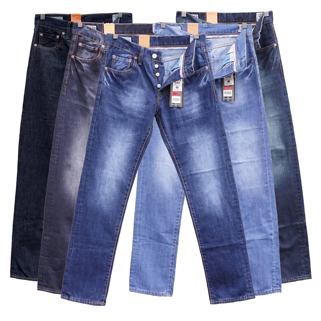 Levi's 501 Made in USA - Celana Jeans Pria - Bonus Paperbag