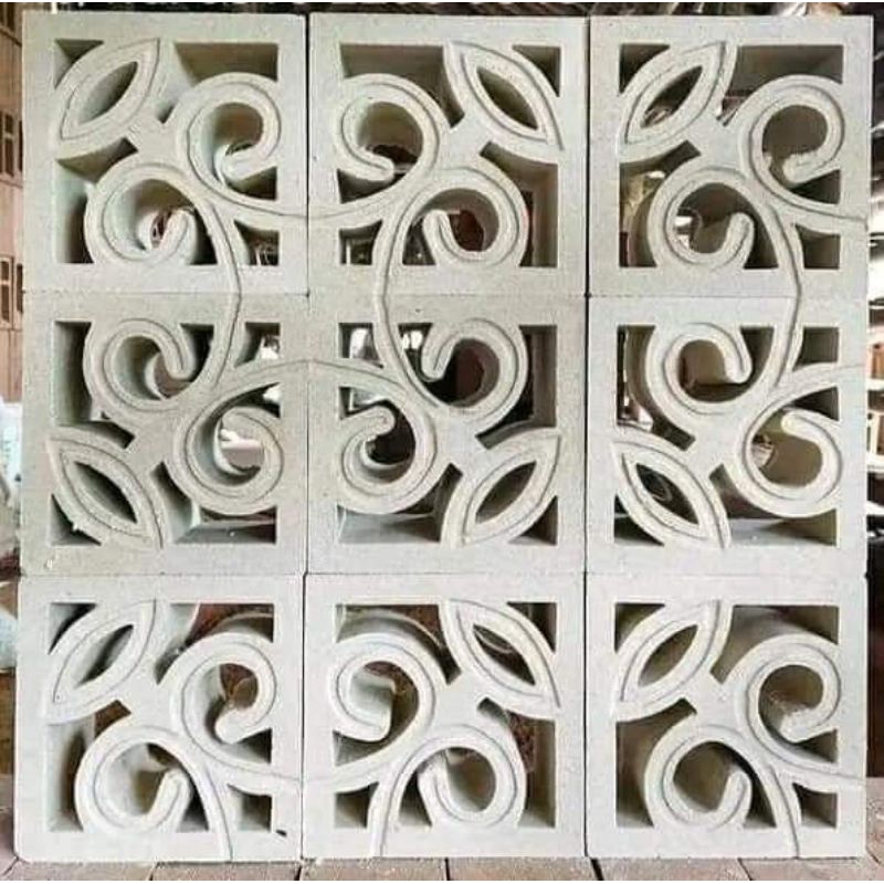 Roster minimalis/roster beton/roster lubang angin kualitas terbaik motif dayak