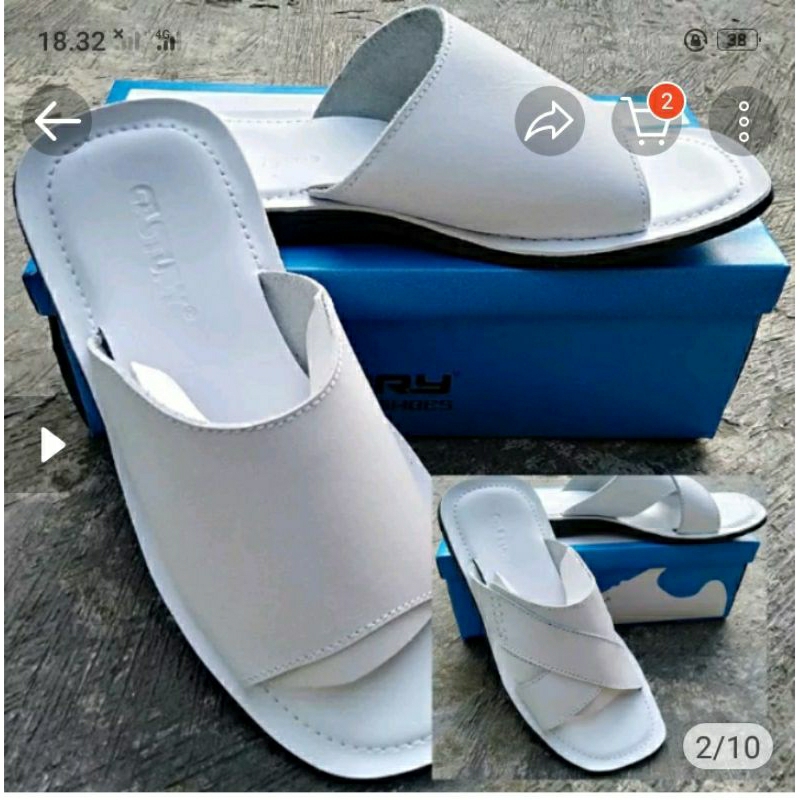 Sandal Selop Kulit Asli / Sandal kulit Sapi asli / Sandal kulit pria