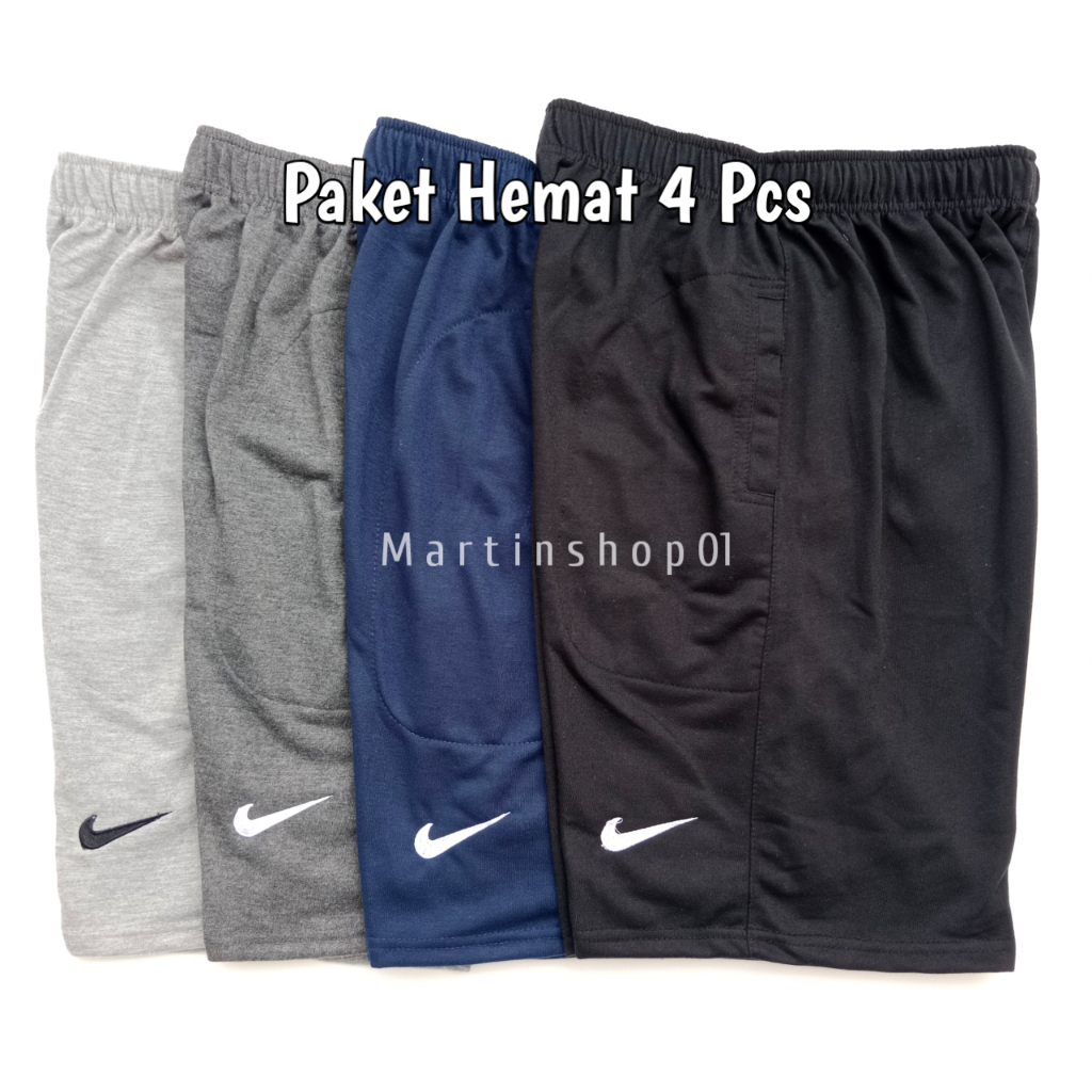 PAKET HEMAT 4 PCS / Celana Pendek Jumbo Pria/Wanita