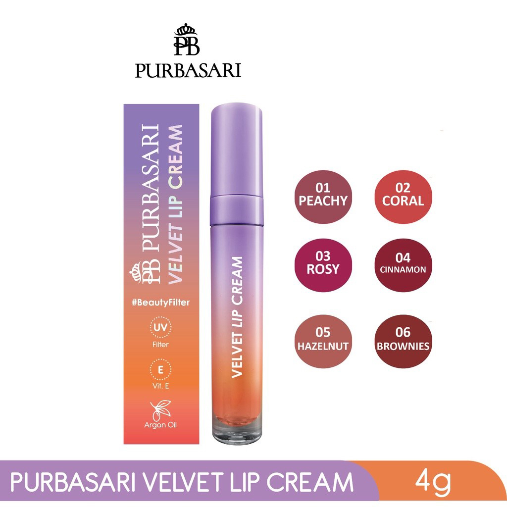 Purbasari Velvet Lip Cream