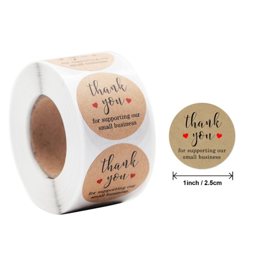 

CMR_STIKER TERIMA KASIH / STICKER THANK YOU - 1 ROLL