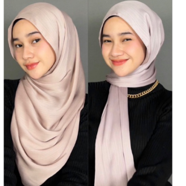 HIJAB JILBAB KERUDUNG PASHMINA SILK CRADENZIA