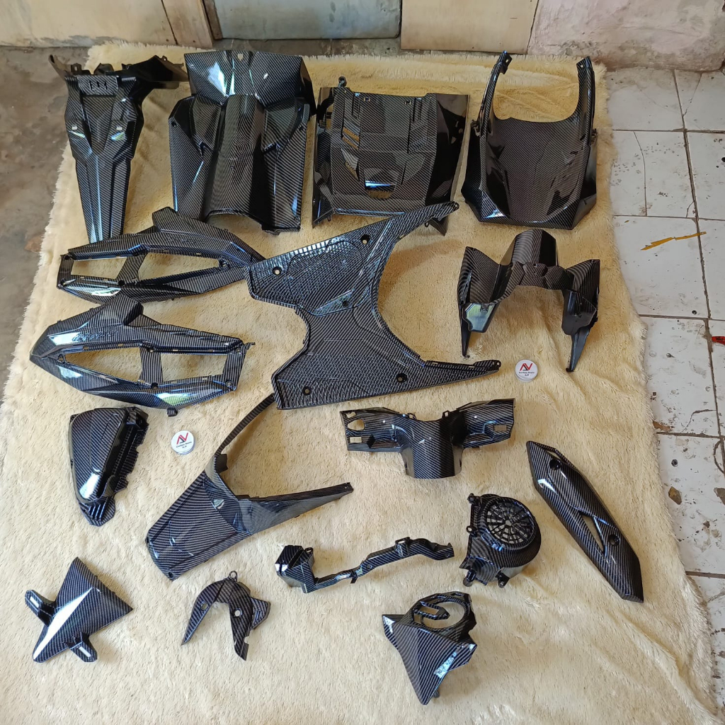 Full Body Kasar Beat FI ESP K81 Full Karbon Celup - Karbon WTP