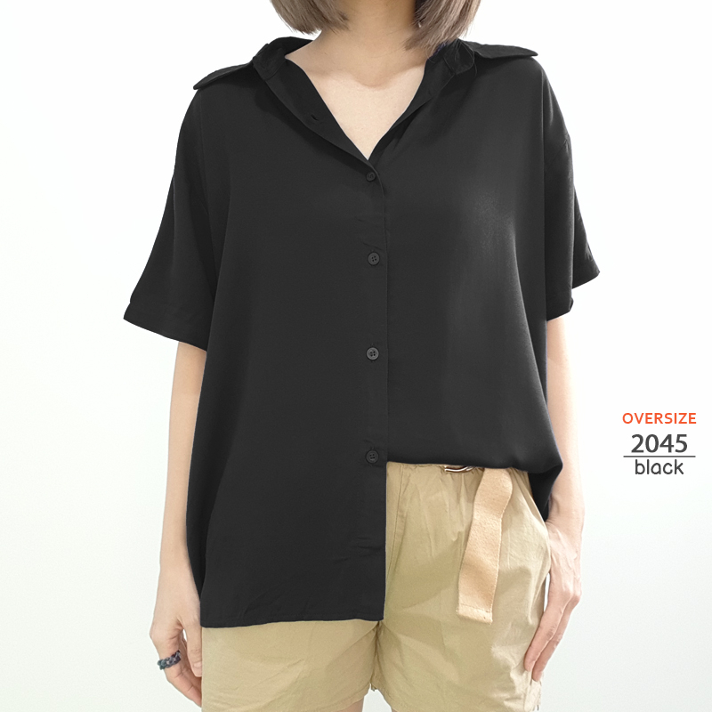 ARENA - Oversize Kemeja Rayon Wanita / Summer Shirt