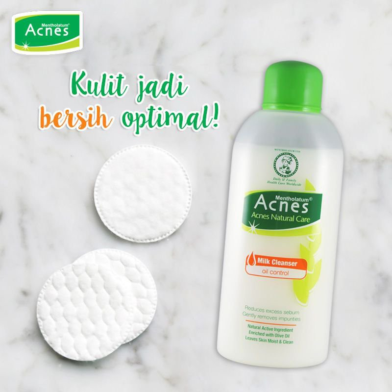 [BPOM] Acnes Milk Cleanser 110 ml / Acnes Natural Care / Acnes Natural Facial Oil Control Milk Cleanser / Face Wash / Facial Wash / MY MOM