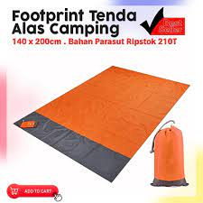 footprint alas tenda perkpa camping kemah outdoor tendaki borneo ukuran 220*245 cm