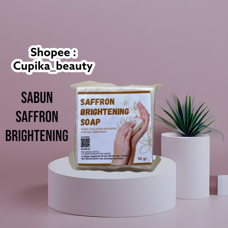 &lt;o.x&gt; [ saffron brightening ] sabun saffron brightening bpom || sabun susu saffron brightening