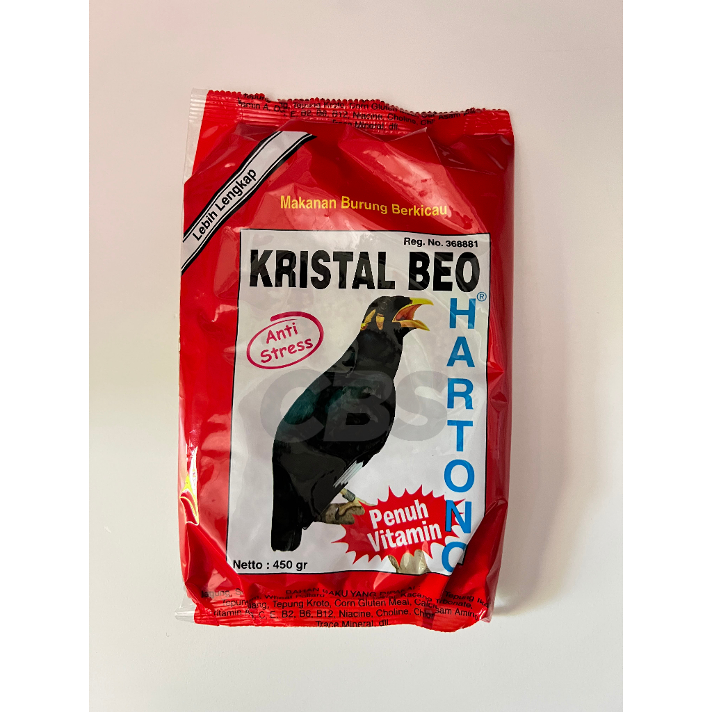 Kroto Kristal Beo - Pakan Beo