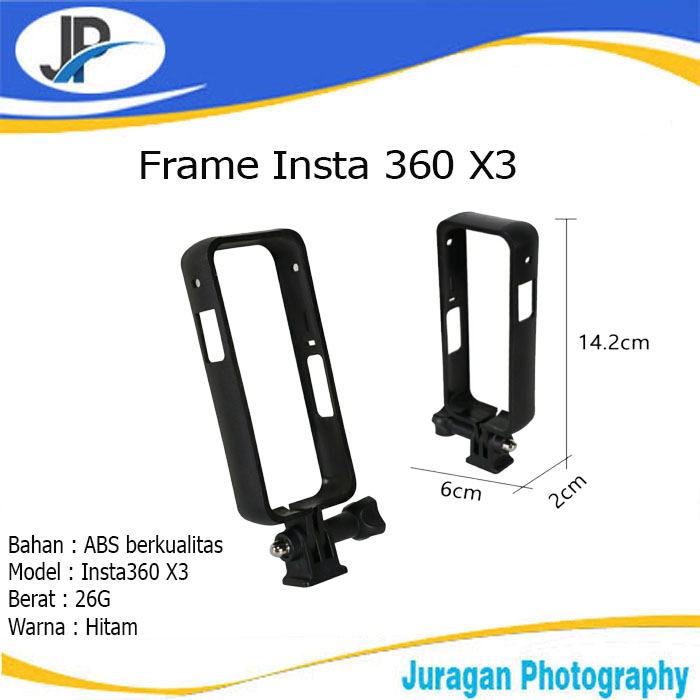 Frame Insta 360 X3 / Bingkai Plastik Insta 360 X3 / Anti Gores Insta 360 X3 / Silicone Case Insta 36