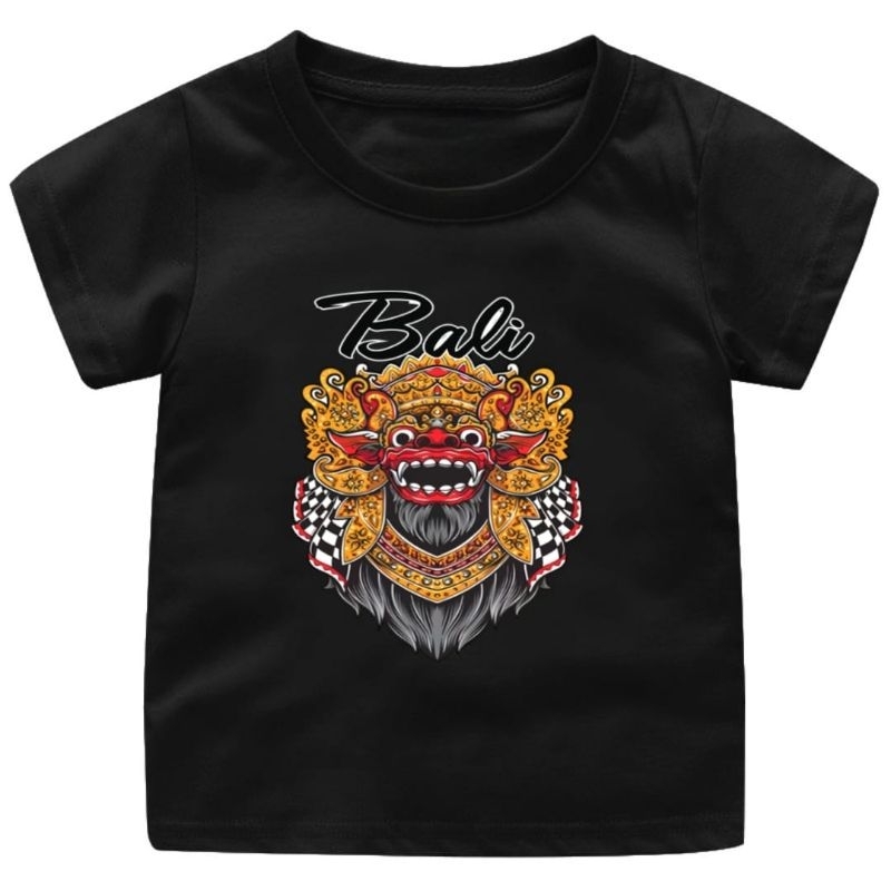 Baju Kaos Anak Usia 1-12Tahun Gambaar BARONG BALI