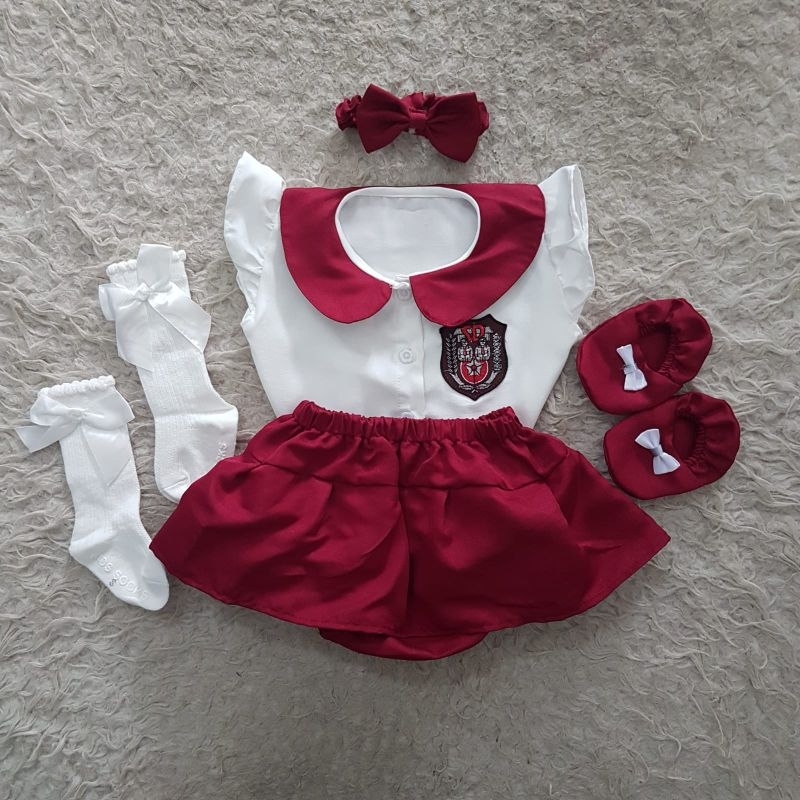 Baju Bayi Newborn Gempita Bloomer Set