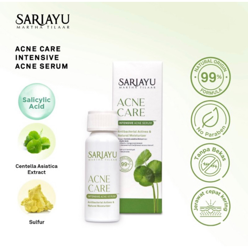 Sariayu acne care intensive acne serum 12 ml ( serum kulit jerawat )