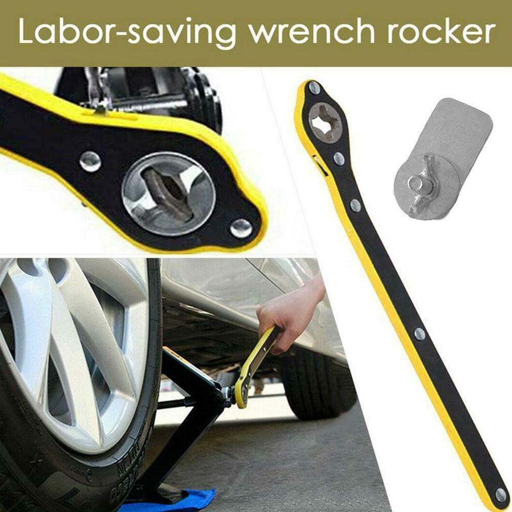 Kunci Pemutar Dongkrak Mobil Universal Ratchet Wrench