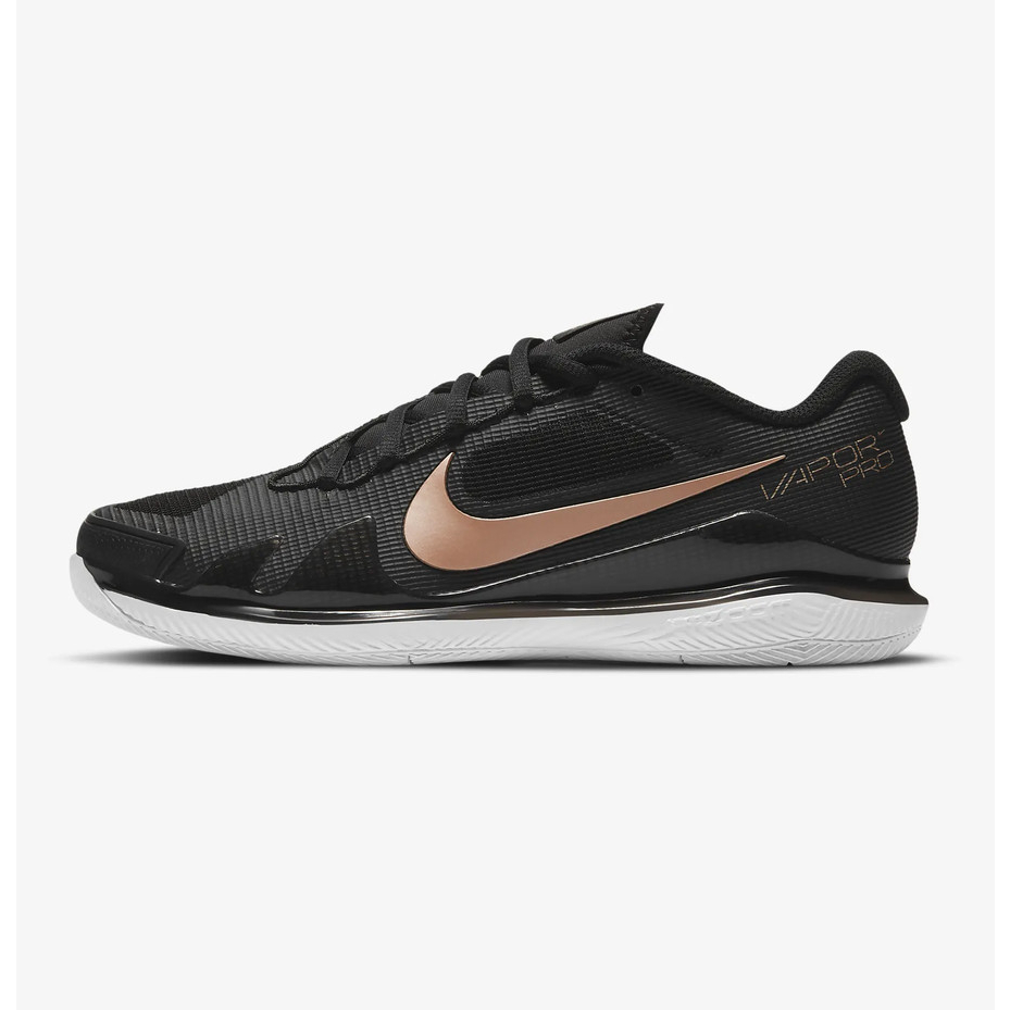 Sepatu Tenis Nike Vapor Pro Tennis Shoes Women Black Metallic Bronze Original