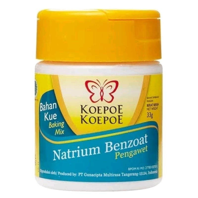 

KOEPOE KOEPOE Natrium Benzoat 33gr Pengawet Kue Makanan