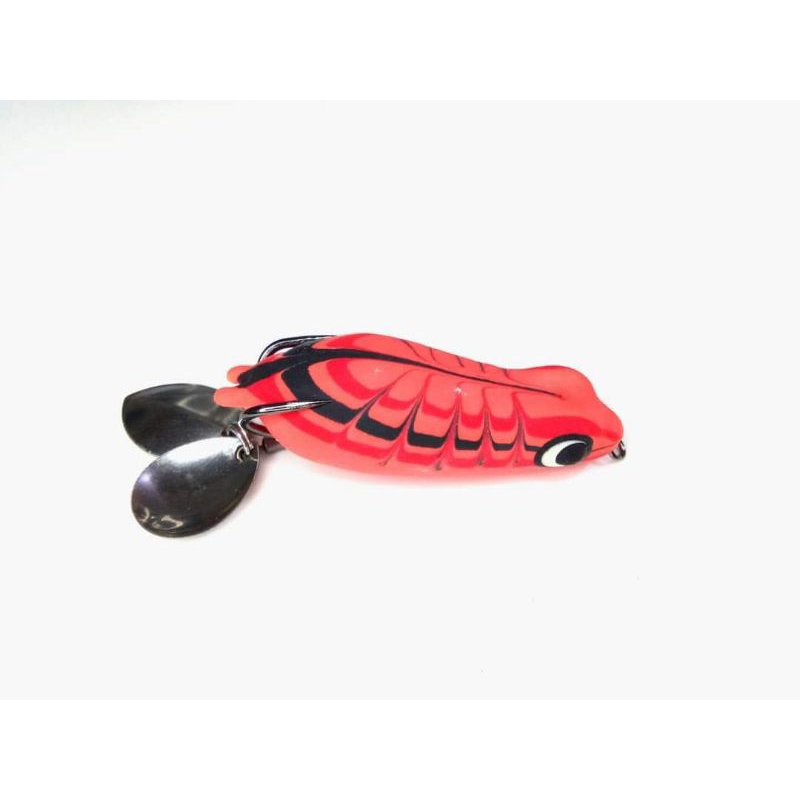 Soft frog 5cm RF lure lembut double blade