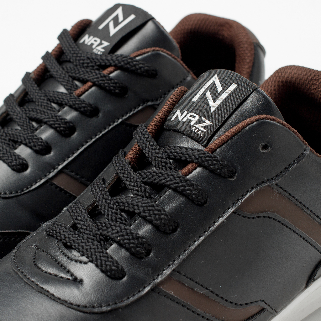 Sepatu Sneakers Casual Pria Sneaker Cowok Hangout Travelling Trendi Original Naz Pedro Black