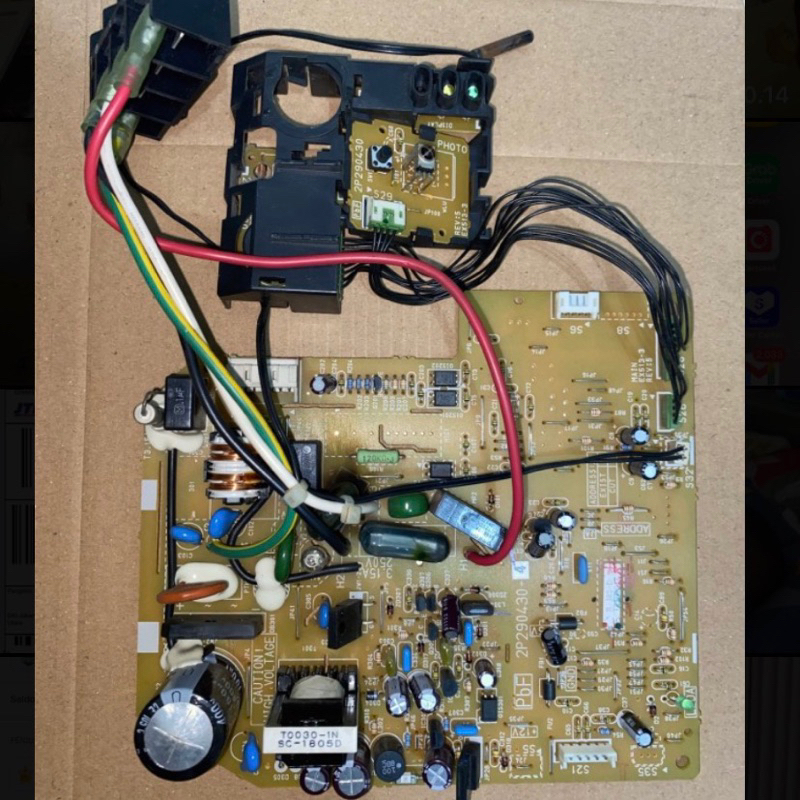 MODUL PCB INDOR AC DAIKIN 2PK R410 COPOTAN ORIGINAL