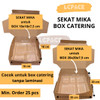 Sekat Tatakan Mika Plastik Box Catering