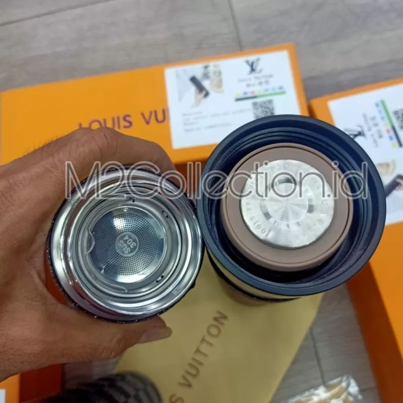 Thermos Air Panas dan Dingin /Termos Suhu Digital LV Monogram Premium Quality