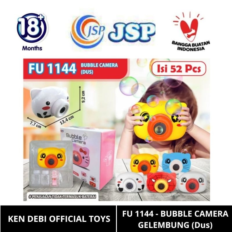 OFFICIAL TOYS - Mainan Anak Sabun Gelembung Bubble Camera (Dus) FU 1144